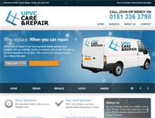 Tablet Screenshot of doubleglazingrepairswirral.com